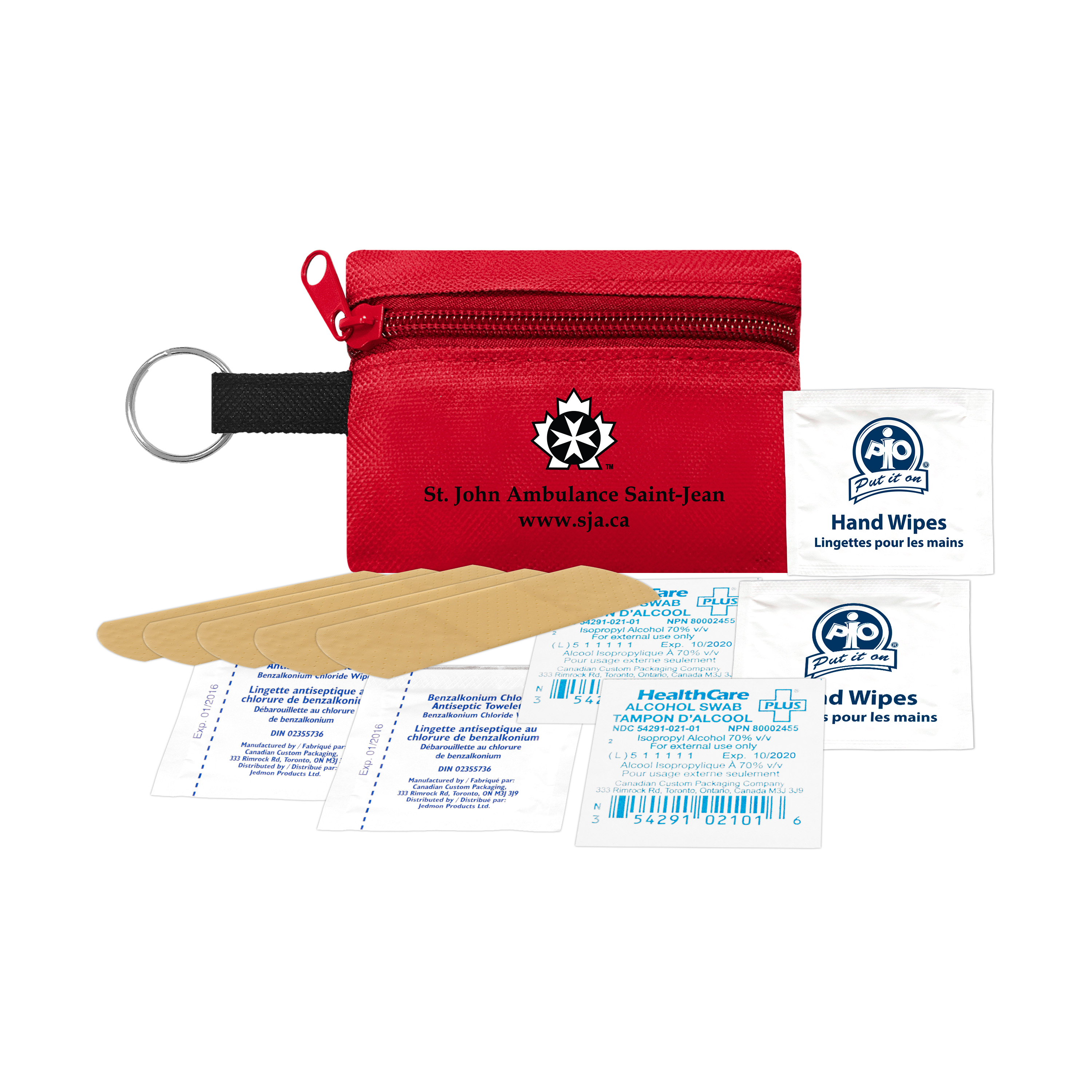 FIRST AID KEYCHAIN KIT St. John Ambulance Canada